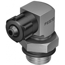 Штуцер ниппельный угловой с накидной гайкой Festo LCKN-1/8-PK-4