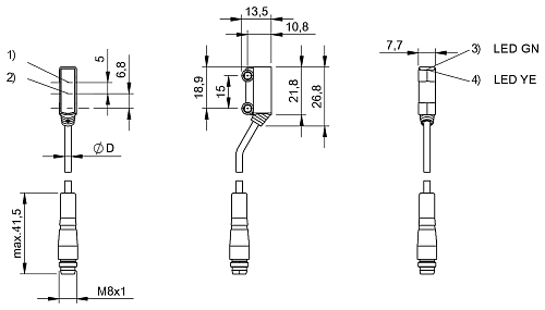 Световозвращающий датчик Balluff BOS020T