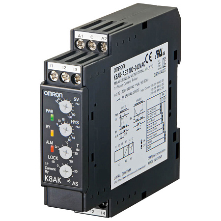 Реле K8AK-AS OMRON K8AK-AS2 24VAC/DC