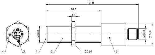 Емкостной датчик Balluff BCS015W