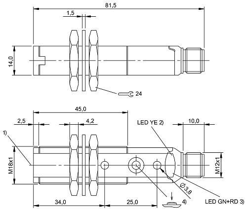 Контрастный датчик Balluff BKT000H