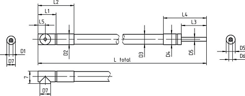 Оптоволоконный кабель Leuze GF-LB-SI-610-SD
