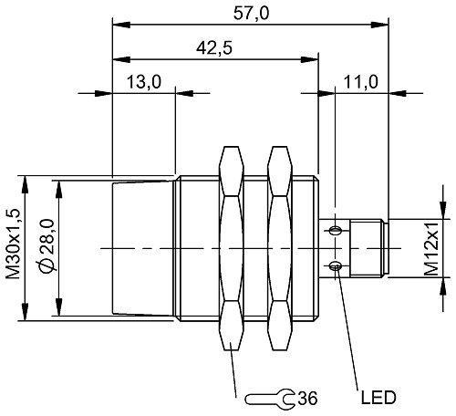 Индуктивный датчик Balluff BAW002Y
