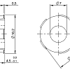 Метка LF RFID Balluff BIS00KK