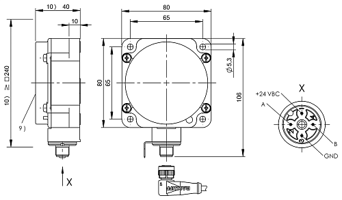 Считыватель LF RFID Balluff BIS00U6