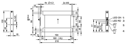 Оптический оконный датчик Balluff BOW0028