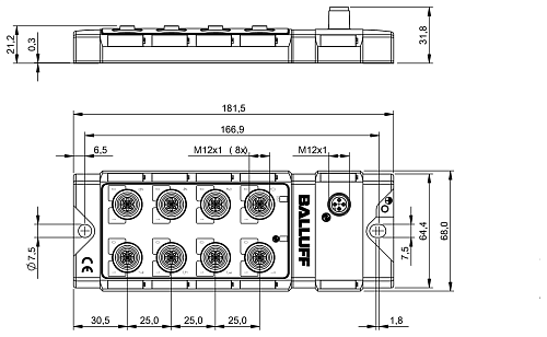 Концентратор IO-Link Balluff BNI003T