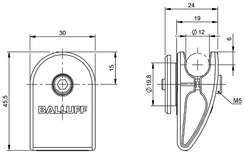 Система крепления Balluff BAM024T