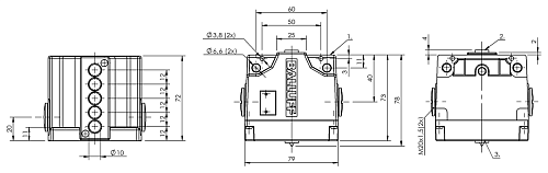 Индуктивный многопозиционный концевой выключатель Balluff BNS03HW