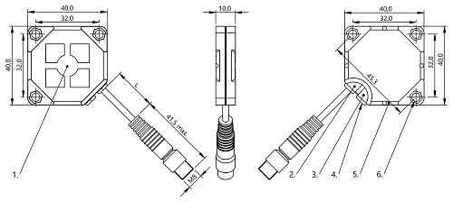 Емкостной датчик Balluff BCS00U6