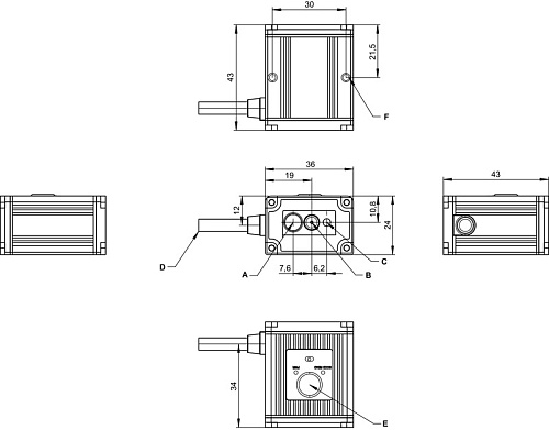 Сканер штрихкодов Leuze DCR56M2/R2