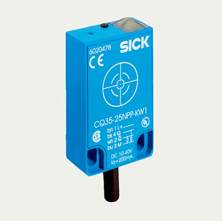 Емкостной датчик приближения CQ SICK CQ35-25NPP-KW1