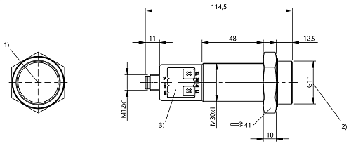 Ультразвуковой датчик давления Balluff BUS005Y