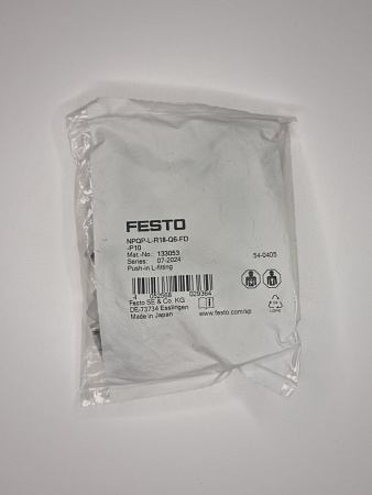 Штуцер цанговый угловой Festo NPQP-L-R18-Q6-FD-P10