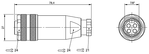 Разъем Balluff BCC0708
