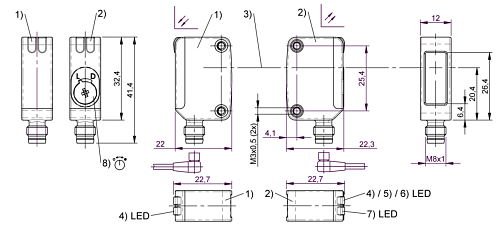 Датчик сквозного луча Balluff BOS02JE