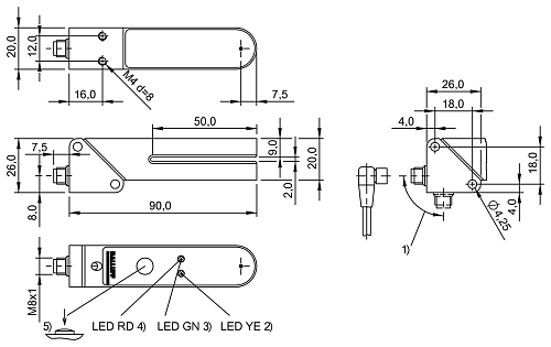 Вилочный датчик Balluff BGL002L