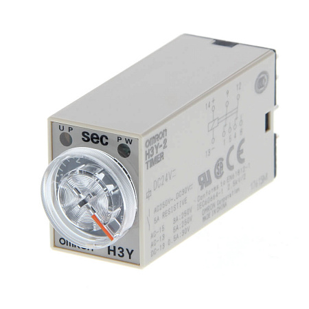 Твердотельный таймер H3YN/H3YN-B OMRON H3Y-2 DC24 5S