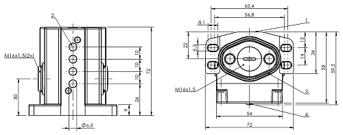 Индуктивный многопозиционный концевой выключатель Balluff BNS03HL