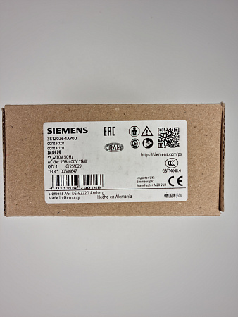 3RT2026-1AP00 Siemens Контактор