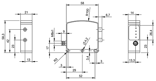 Датчик цвета Balluff BFS000M
