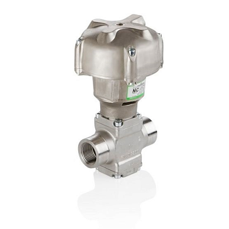 Клапан ASCO серий E298, S298 корпус нержавеющая сталь. Резьба. Давление до 40 бар. 2/2