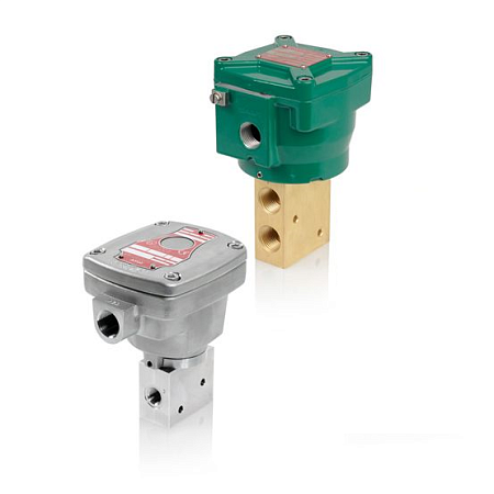 Электромагнитный клапан серия 327, клапан прямого действия, - 60°