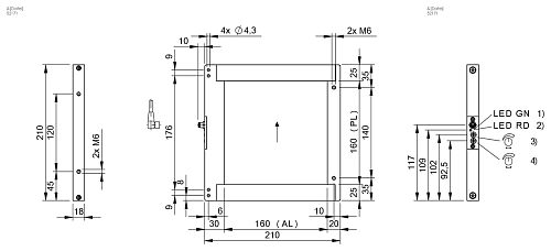Оптический оконный датчик Balluff BOW004L