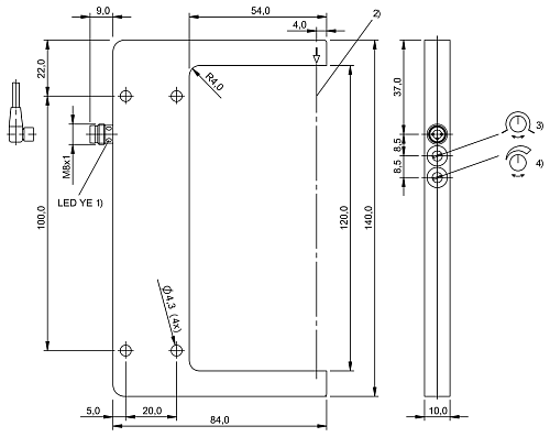 Вилочный датчик Balluff BGL000C