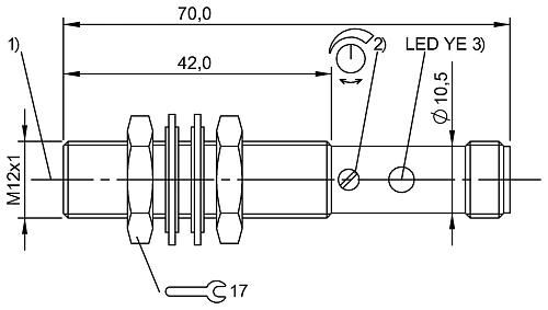 Датчик сквозного луча Balluff BOS01KM