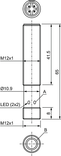 Ультразвуковой датчик Leuze HTU212-400/NT-M12