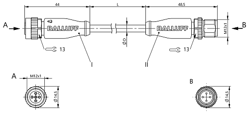 Кабель Balluff BCC039N