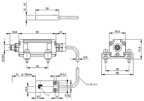 Считыватель LF RFID Balluff BIS00UH