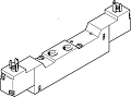 Распределитель с электроуправлением Festo MEBH-5/3G-1/8-P-S-B