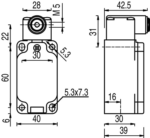 Переключатель Leuze S300-P13C1-M20-SB