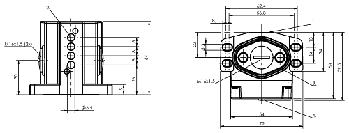 Индуктивный многопозиционный концевой выключатель Balluff BNS03HF