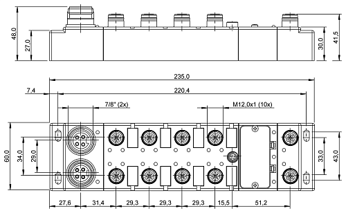 Модуль полевой шины Balluff BNI00HN