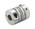 CPI-25C-8x10 INNOCONT, Муфта разрезная, d=25 мм, с зажимным кольцом, материал - алюминий, диаметры валов 8*10 мм, номинальный момент 1,8 Нм