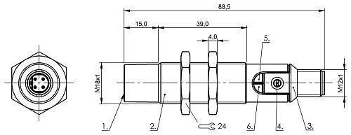 Емкостной датчик Balluff BCS00LM