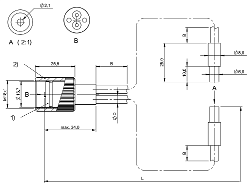 Волоконно-оптический датчик Balluff BFO0045