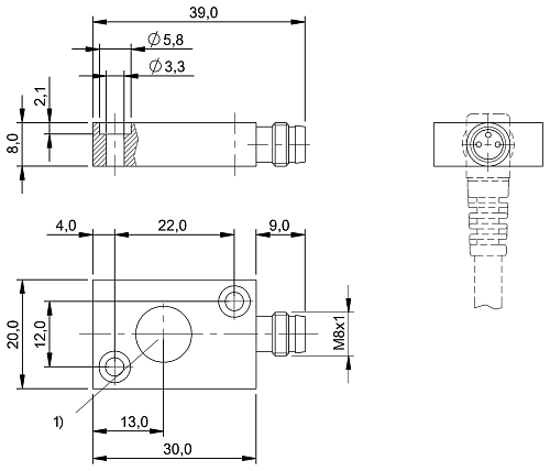 Индуктивный датчик Balluff BAW0034