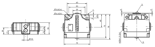 Индуктивный многопозиционный концевой выключатель Balluff BNS03EA