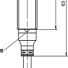 Индуктивный датчик Leuze IS D12MM/2NC-8N0
