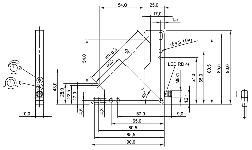 Вилочный датчик Balluff BWL000R