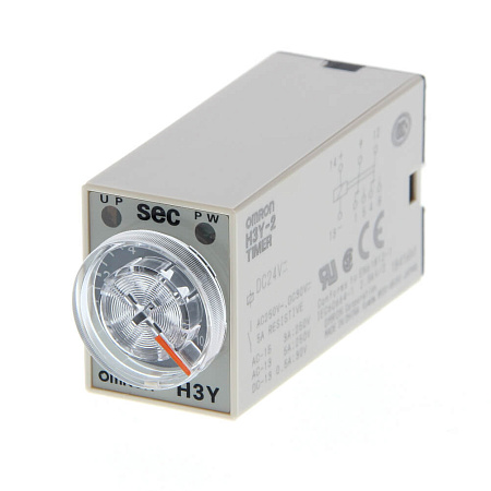 Твердотельный таймер H3YN/H3YN-B OMRON H3Y-4 DC24 10S