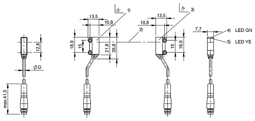 Датчик сквозного луча Balluff BOS0214