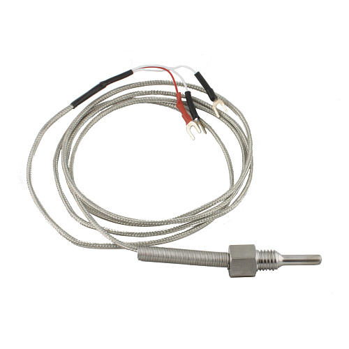 TS-W-N-Pt100-4,8-30-1,5-M10x1,5 INNOCONT, Датчик температуры с кабелем, исполнение N, спай Pt100, раб. часть: диаметр 4,8мм длина 30мм, резьба М10х1,5, длина кабеля 1.5м
