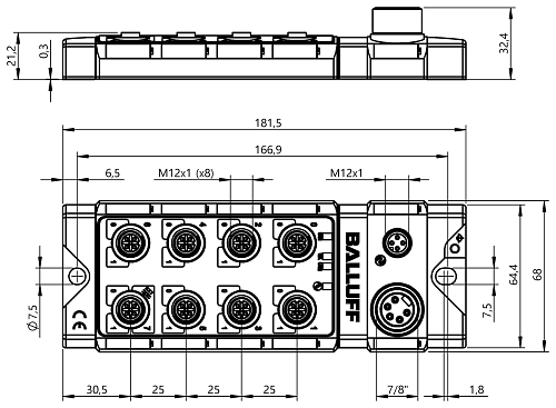 Концентратор IO-Link Balluff BNI0046