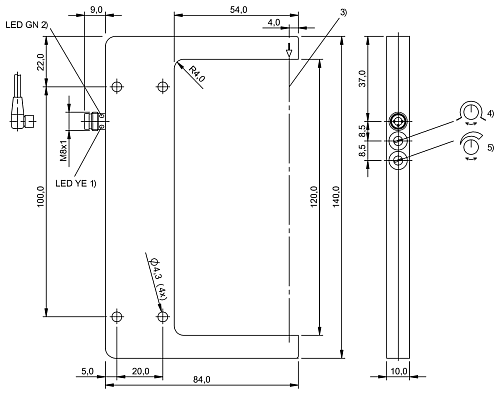 Вилочный датчик Balluff BGL000F