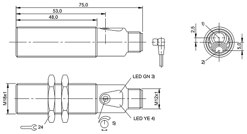 Диффузный датчик Balluff BOS01CF